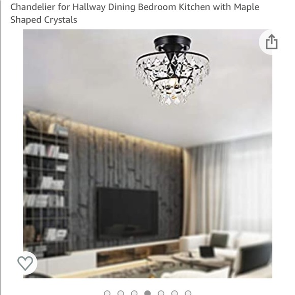 Crystal Look Light Chandelier - Picture 8 of 10